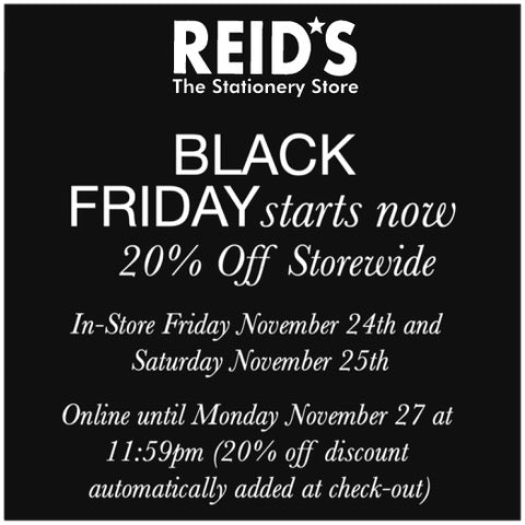 Black Friday 20% Off Sale On Now!