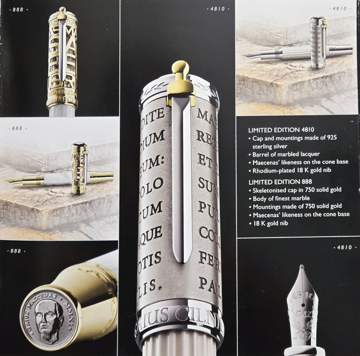 Montblanc Patron Of The Art 4810 Gaius Maecenas Fountain Pen