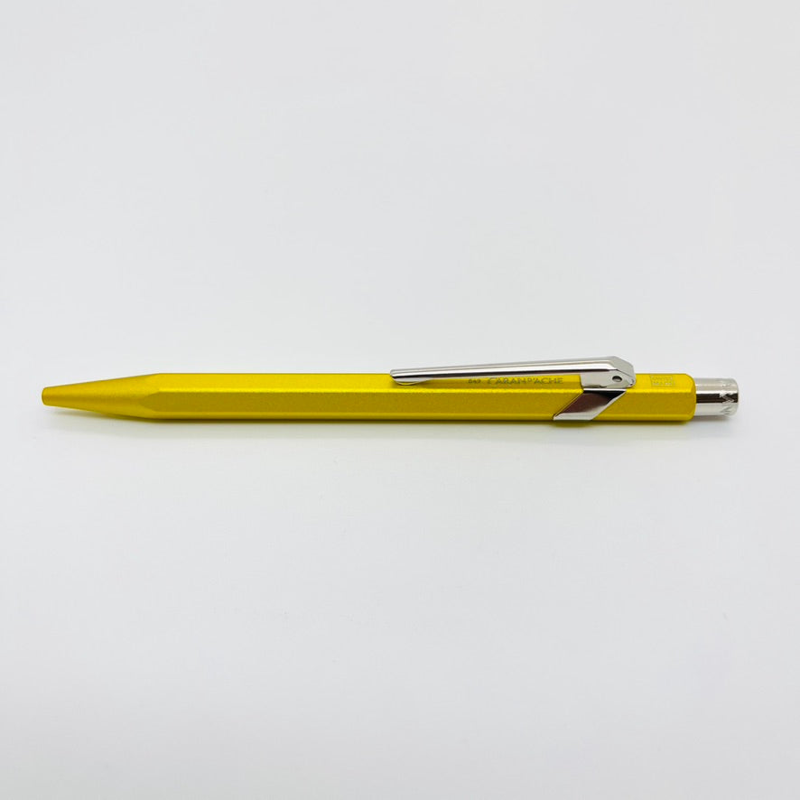 Caran d'Ache 849 POPLINE Ballpoint Pen, Fluo Yellow - Worldshop