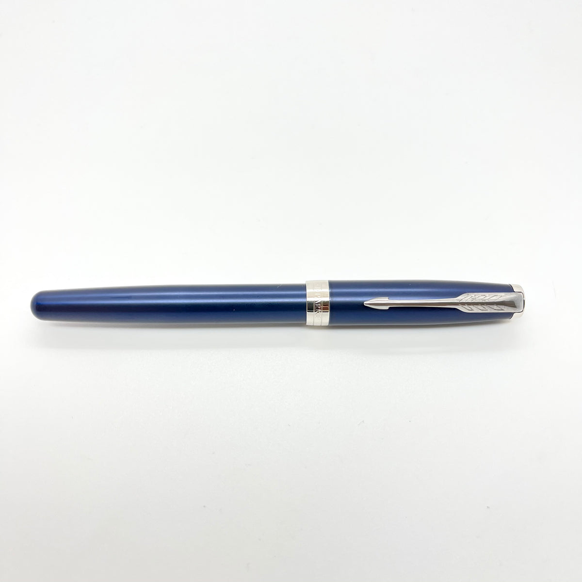 Parker Sonnet Fountain Pen Blue Lacquer Chrome Trim – Reid Stationers