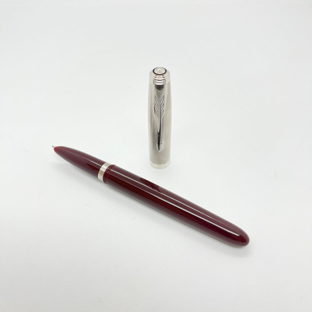 Parker 51. Burgundy Plastic Stainless Steel 1960