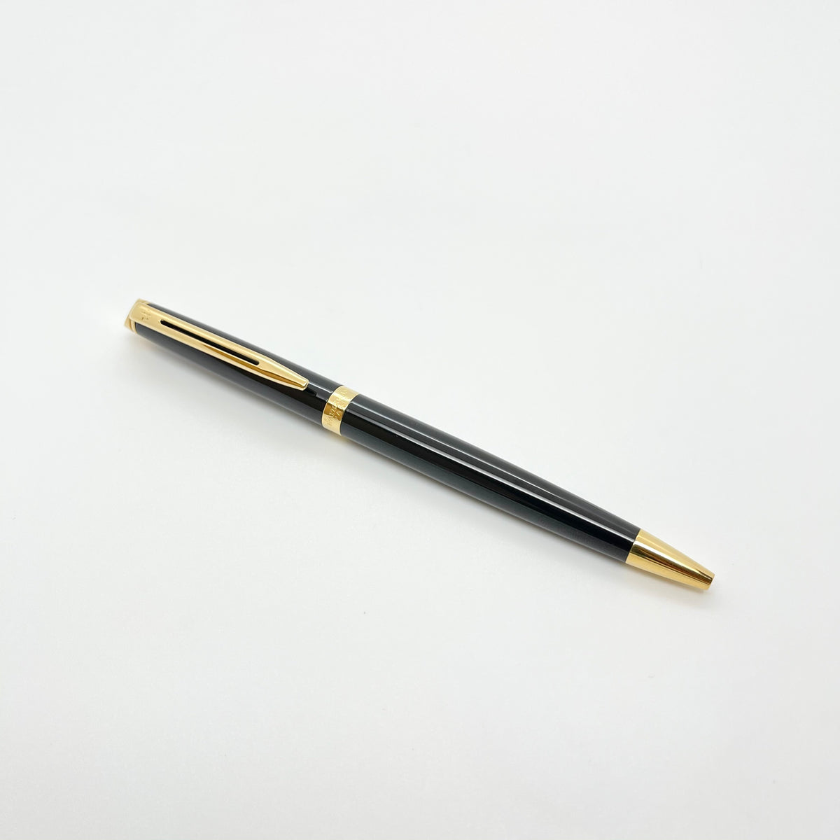 Waterman Hemisphere Ballpoint Black Gold Trim