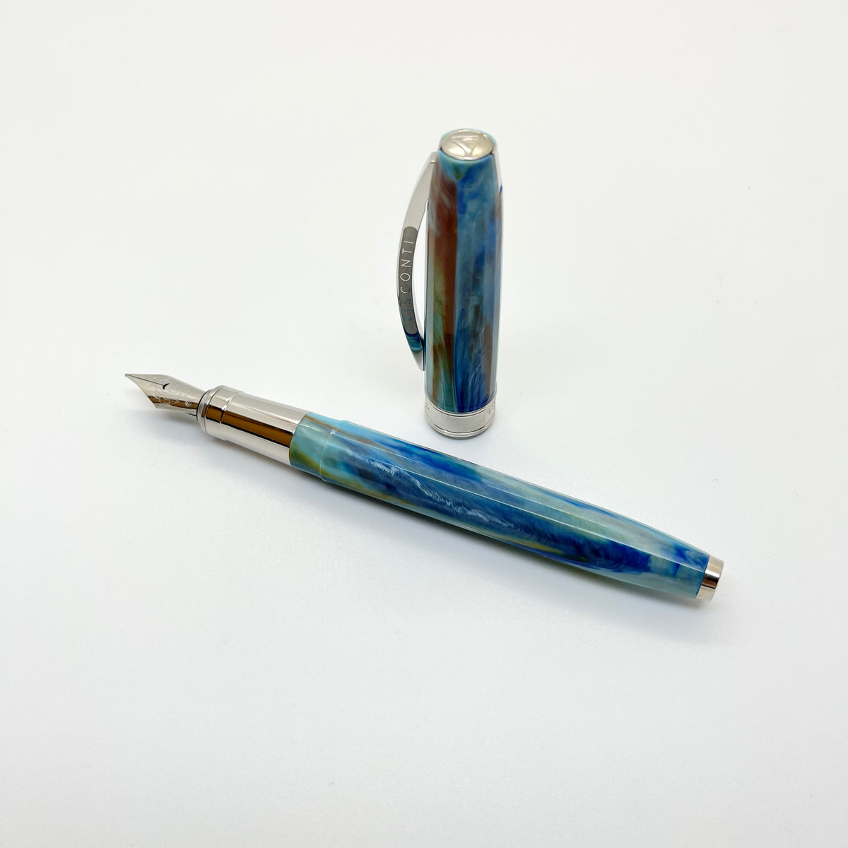 Visconti Impressionist Van Gogh Fountain Pen Portrait Blue