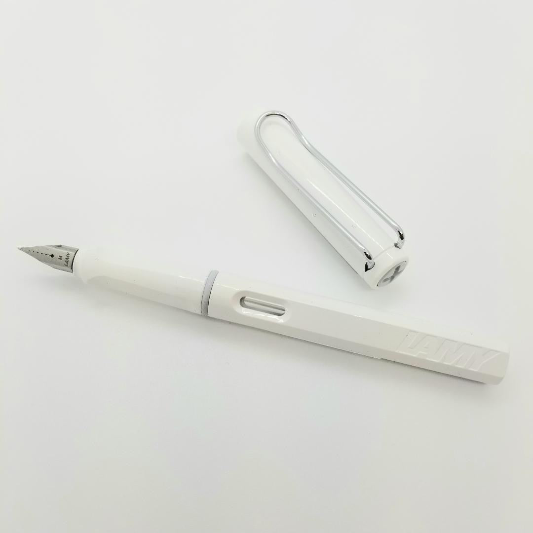 LAMY　ホワイトペン　white pen Lamy Safari Fountain Pen White – Reid Stationers