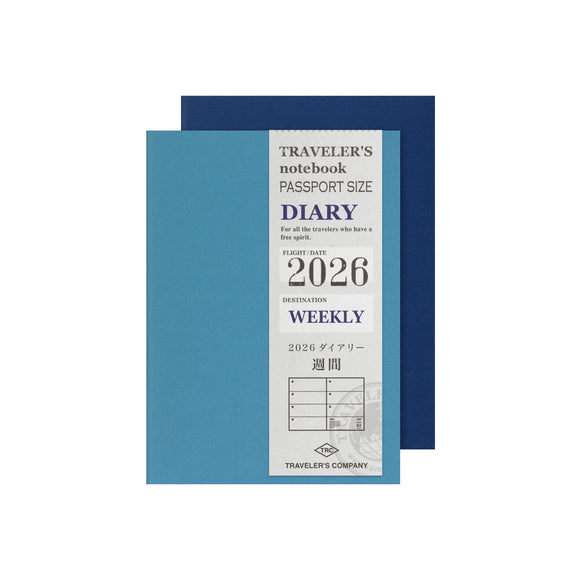 Traveler's Notebook Passport Refill 2026 Weekly