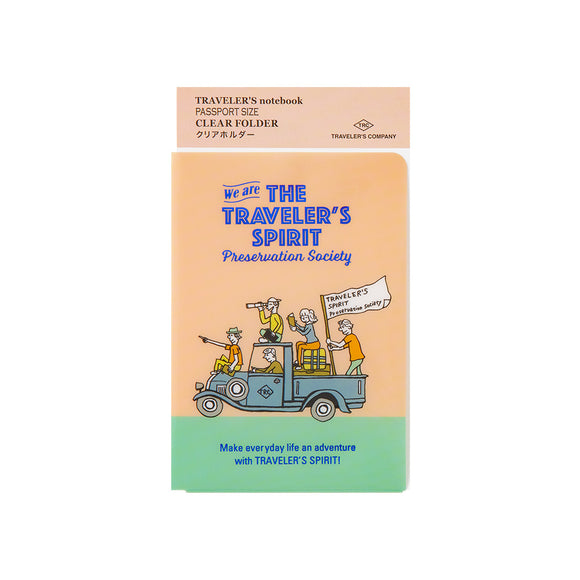 Traveler's Notebook Passport Refill 2026 Clear Folder