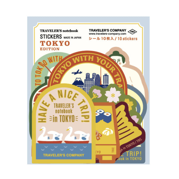 Traveler's Notebook Tokyo Edition Sticker Set (*Pre-Order for August 2024*)