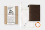 Traveler's Notebook Card Size 20th Anniversary Set Brown