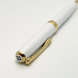 Diplomat Excellence A2 Ballpoint Pearl White Gold Trim