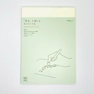 Midori MD Notebook Diary A5 (Thin Type) 2024
