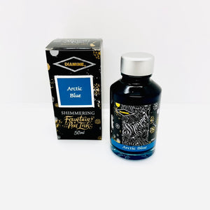Diamine Ink Bottle Shimmering Arctic Blue 50ml