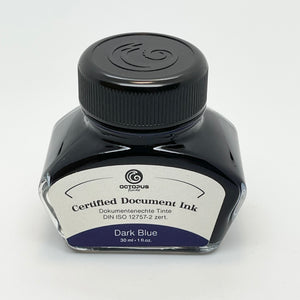 Octopus Document Ink Bottle Dark Blue 30ml