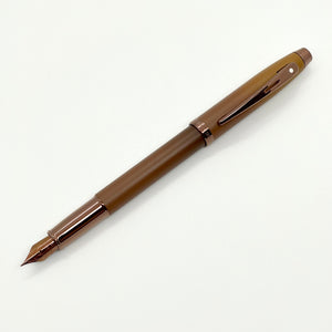 Sheaffer 100 Fountain Pen Coffee Edition Matt Brown With PVD