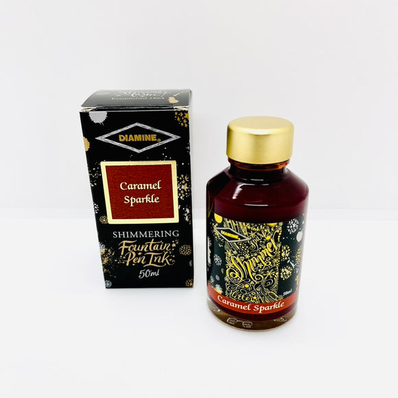 Diamine Ink Bottle Shimmering Caramel Sparkle 50ml