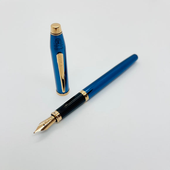 Cross Century II Fountain Pen Translucent Blue Rose Gold