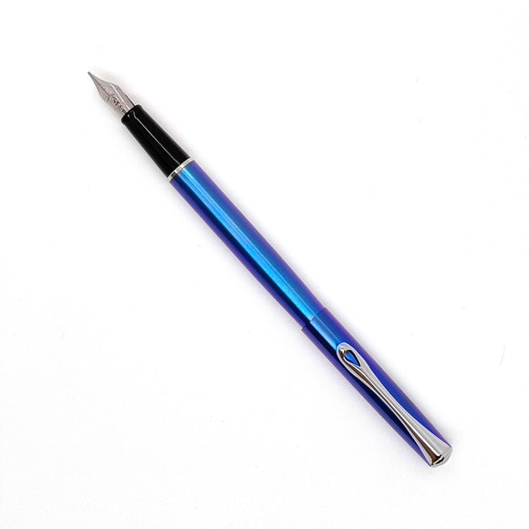 Diplomat Traveller Fountain Pen Funky Blue