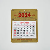 Field Notes Work Station Calendar 2024