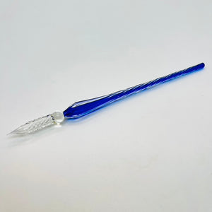 J. Herbin Twisted Glass Pen Bleu Nuit