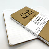 Field Notes Original Kraft Notebook Left-Handed