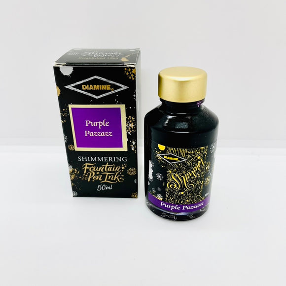 Diamine Ink Bottle Shimmering Purple Pazzazz 50ml