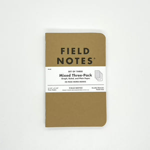 Field Notes Original Kraft Notebook Mixed