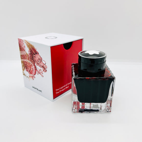Montblanc The Legend Of Zodiac The Dragon Ink Bottle Red 50ml