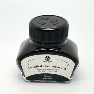 Octopus Document Ink Bottle Black 30ml