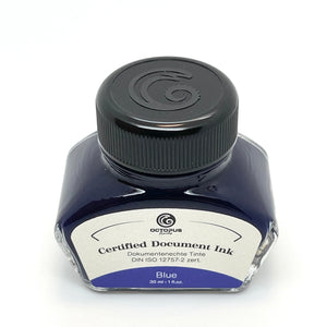 Octopus Document Ink Bottle Blue 30ml