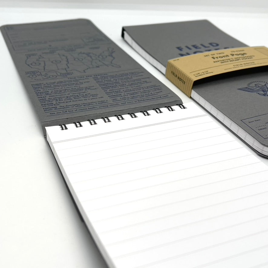 Field Notes Front Page Reporter's Notebook – Reid Stationers