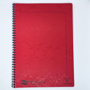 Clairefontaine Europa Notemaker Wirebound A4 Notebook Lined Red