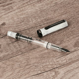 TWSBI ECO Fountain Pen Carrara with Onyx