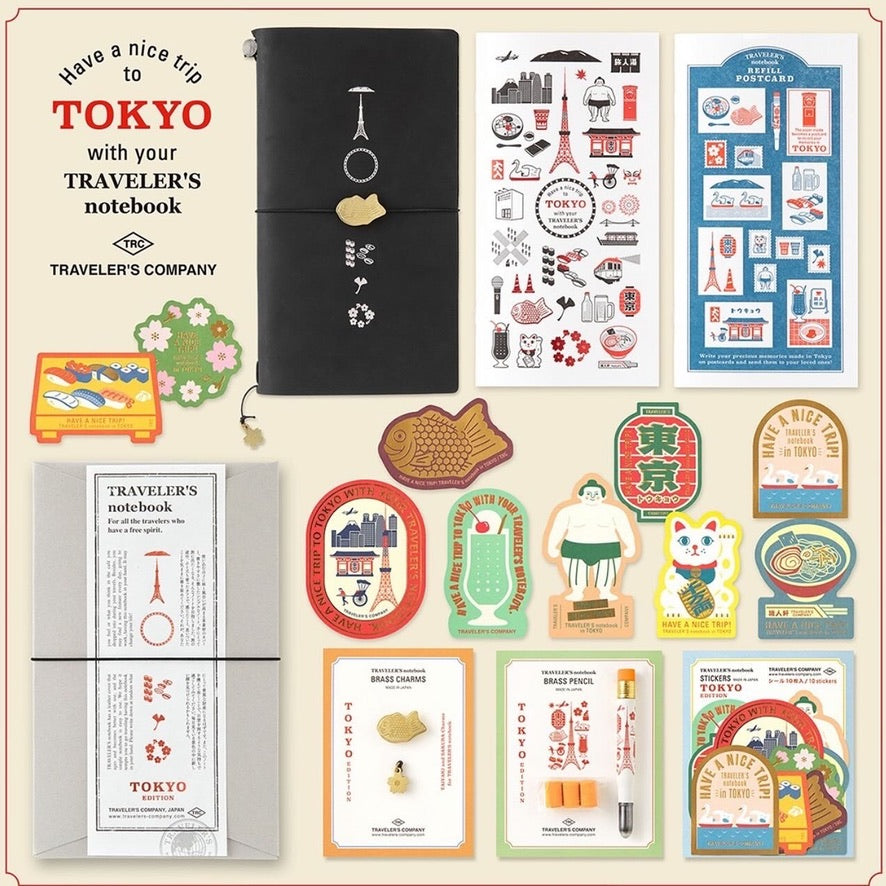 Traveler's Notebook Tokyo Edition Brass Charm – Reid Stationers