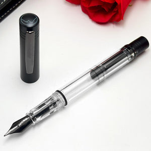 Monteverde MP1 Piston Filling Fountain Pen Black Noir