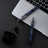 Nahvalur (Narhwal) Eclipse Fountain Pen Cobalt Rose Gold