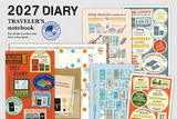 Traveler's Notebook Customized Sticker Set For Diary 2027 (*Pre-Order for October 19th*)