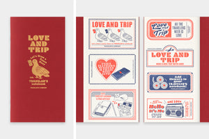 Traveler's Notebook Regular Love And Trip Refill (*Pre-Order for April 24th*)