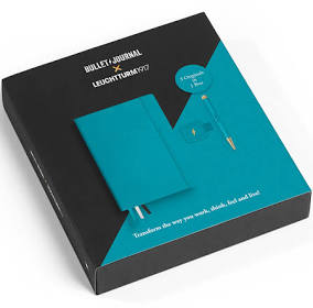 Leuchtturm1917 Medium A5 Bullet Journal Edition 2 Turquoise Collectors Set