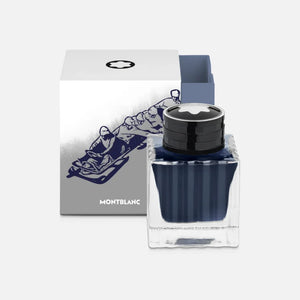 Montblanc Meisterstück X Olympic Heritage Chamonix 1924 Ink Bottle Blue 50ml