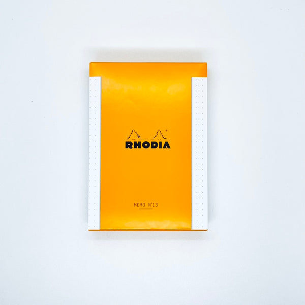 Rhodia Memo Pad #13 Dot Grid Orange