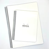 Rhodia Wirebound A5 Notebook #16 Graph Ice White