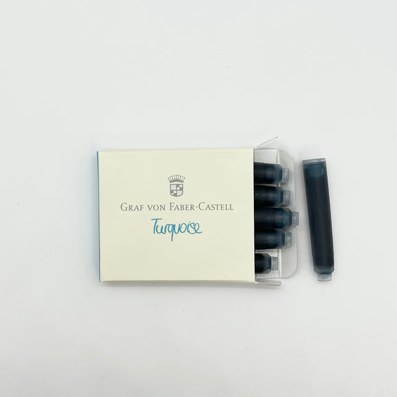 Graf von Faber-Castell Ink Cartridges Turquoise