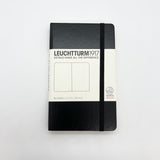 Leuchtturm1917 Pocket A6 Hardcover Notebook Plain Black