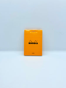 Rhodia Stapled Notepad #11 Lined Orange