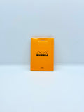 Rhodia Stapled Notepad #11 Lined Orange