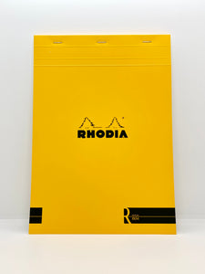 Rhodia "R" Stapled A4 Notepad #18 Lined Orange
