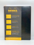 Rhodia A4 Meeting Book Black