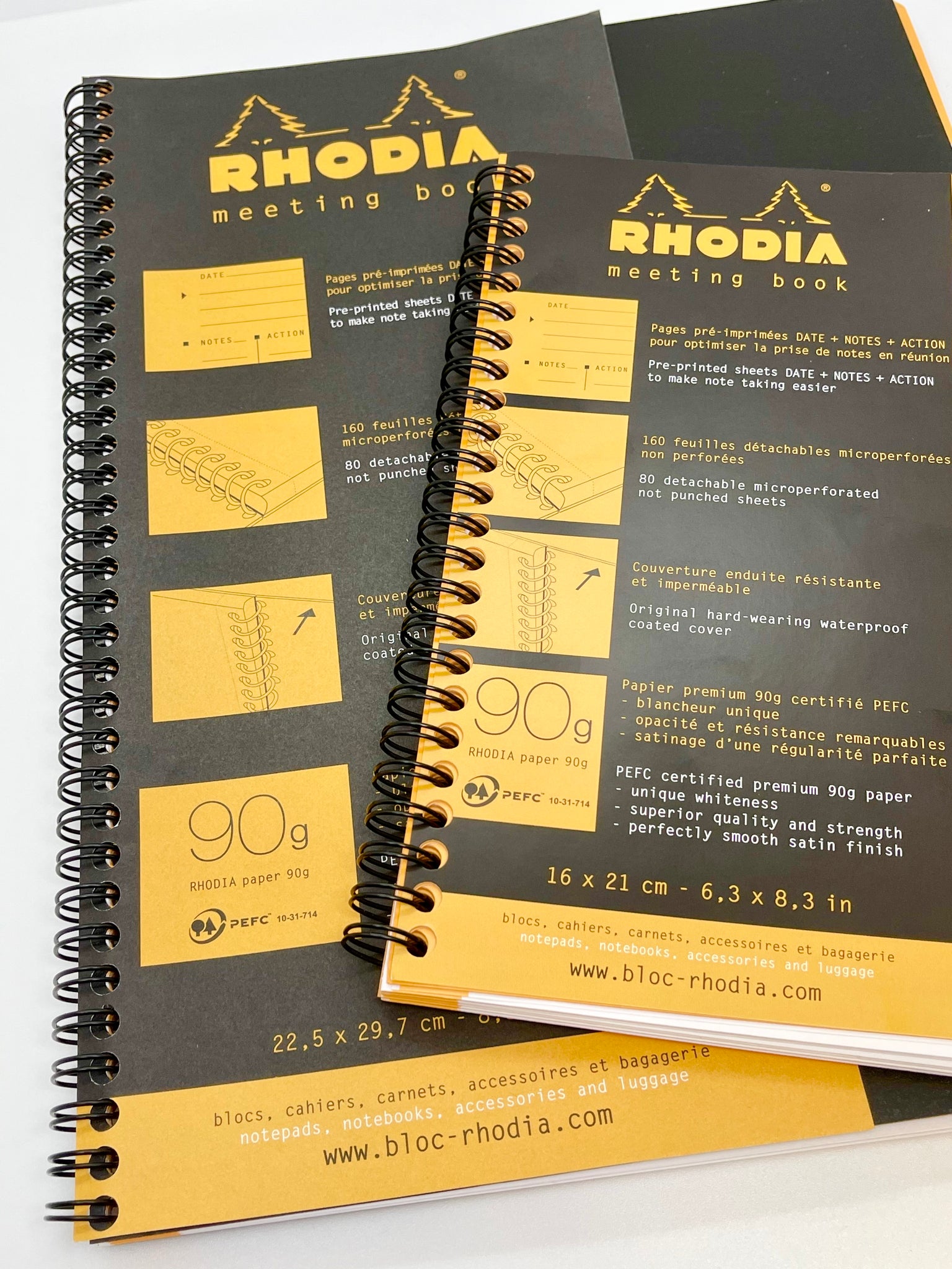 Rhodia A4 Meeting Book Black – Reid Stationers