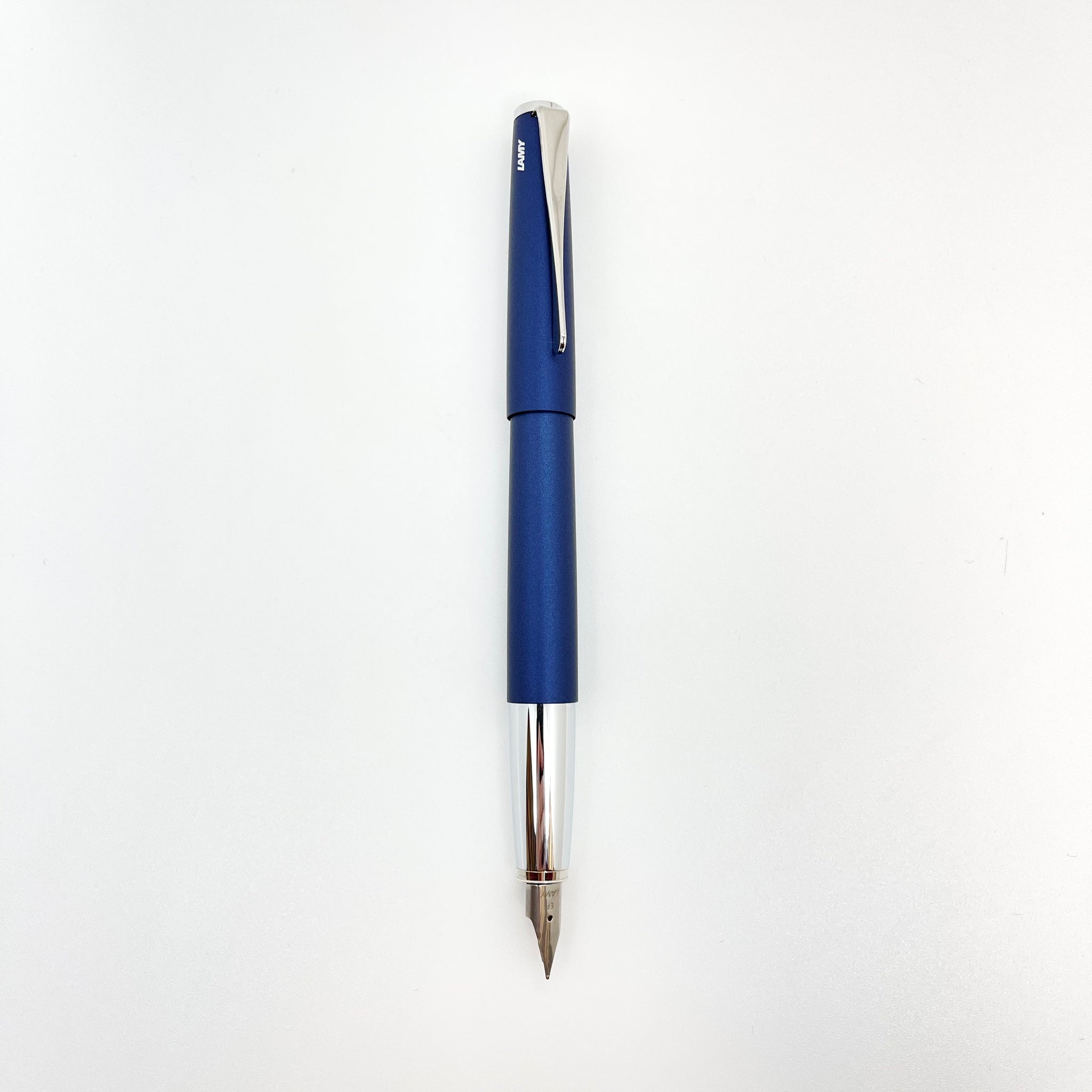 thumbnail image 2 of Lamy Studio Fountain Pen Imperial Blue With Fine Nib - Premium Writing Instrument 2 of 13