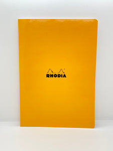 Rhodia Staplebound A4 Notebook Graph Orange