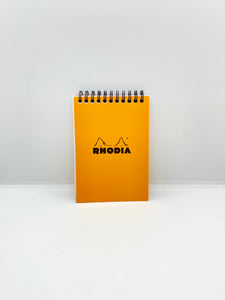 Rhodia Wirebound A6 Notepad #13 Graph Orange